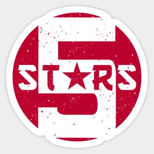 5 Stars Sticker